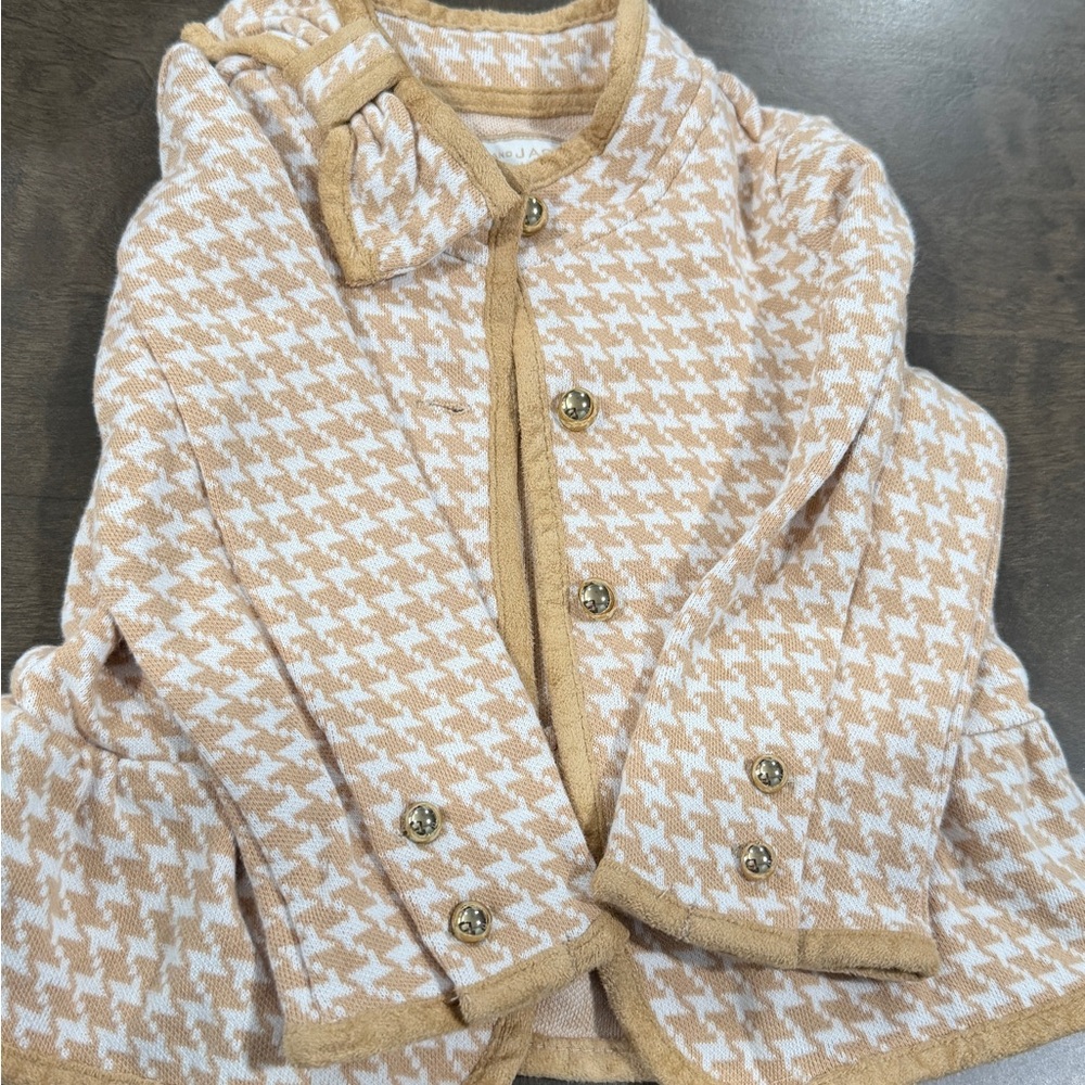 Janie and Jack Bow Peplum Blazer 12-18M